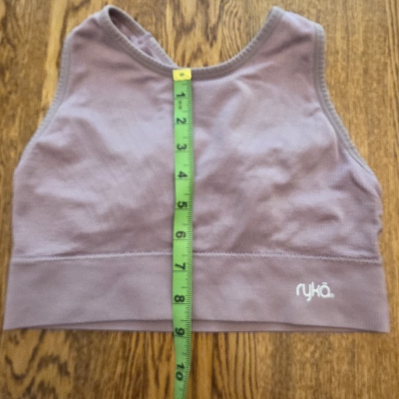 RYKA Size‎ M 2 PACK Sports Bra Adjustable Straps Lavender & White Full Coverage - Picture 9 of 12